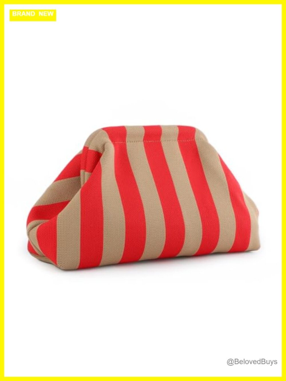 Woven Crochet Clutch Purse - Dumpling Shape Handbag